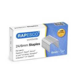 RAPESCO Tűzőkapocs, 24/6, horganyzott, RAPESCO RAPESCO Tűzőkapocs, 24/6, horganyzott, RAPESCO