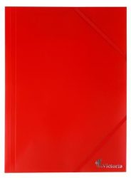 VICTORIA OFFICE Gumis mappa, 15 mm, PP, A4, VICTORIA OFFICE, piros VICTORIA OFFICE Gumis mappa, 15 mm, PP, A4, VICTORIA OFFICE, piros