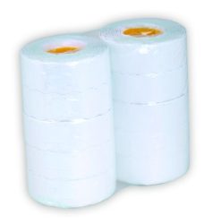 . Árazószalag, 25x12 mm, fehér . Árazószalag, 25x12 mm, fehér