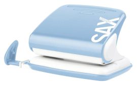 SAX Lyukasztó, kétlyukú, 20 lap, SAX "Design", világoskék SAX Lyukasztó, kétlyukú, 20 lap, SAX "Design", világoskék