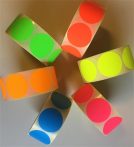 . Etikett, 38 mm kör, 1000 etikett/tekercs, ciánkék . Etikett, 38 mm kör, 1000 etikett/tekercs, ciánkék