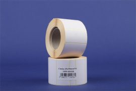 . Etikett, vellum, 25×50 mm, 1 000 db/tekercs . Etikett, vellum, 25×50 mm, 1 000 db/tekercs