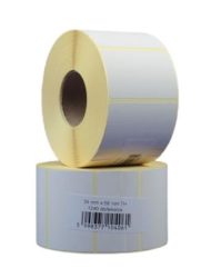 . Etikett, thermo, BIZERBA mérlegcímke, 38x58 mm, 1240 etikett/tekercs . Etikett, thermo, BIZERBA mérlegcímke, 38x58 mm, 1240 etikett/tekercs