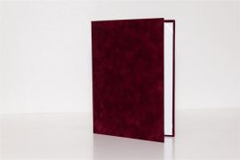 . Oklevéltartó, A4, exkluzív, plüss, bordó . Oklevéltartó, A4, exkluzív, plüss, bordó