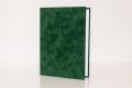 . Oklevéltartó, A4, exkluzív, plüss, zöld