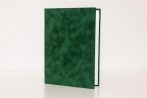 . Oklevéltartó, A4, exkluzív, plüss, zöld . Oklevéltartó, A4, exkluzív, plüss, zöld