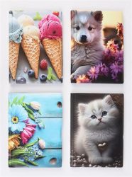 . Igazolványtartó, álló, 10 betét lappal, mintás PVC, "Bővített személyi", lány . Igazolványtartó, álló, 10 betét lappal, mintás PVC, "Bővített személyi", lány