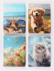 . Igazolványtartó, álló, 16 betét lappal, mintás PVC, "Okmányok", lány . Igazolványtartó, álló, 16 betét lappal, mintás PVC, "Okmányok", lány