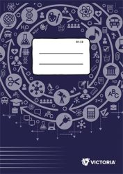 VICTORIA PAPER Füzet, tűzött, A4, vonalas, 32 lap, VICTORIA PAPER Circle "81-32" VICTORIA PAPER Füzet, tűzött, A4, vonalas, 32 lap, VICTORIA PAPER Circle "81-32"