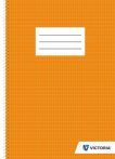 VICTORIA PAPER Spirálfüzet, A4, francia kockás, 70 lap, VICTORIA PAPER VICTORIA PAPER Spirálfüzet, A4, francia kockás, 70 lap, VICTORIA PAPER