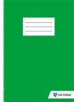 VICTORIA PAPER Spirálfüzet, A4, sima, 70 lap, VICTORIA PAPER VICTORIA PAPER Spirálfüzet, A4, sima, 70 lap, VICTORIA PAPER