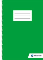VICTORIA PAPER Spirálfüzet, A4, sima, 70 lap, VICTORIA PAPER VICTORIA PAPER Spirálfüzet, A4, sima, 70 lap, VICTORIA PAPER