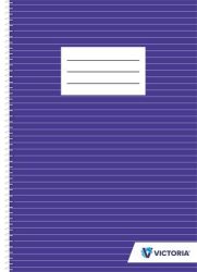 VICTORIA PAPER Spirálfüzet, A4, vonalas, 70 lap, VICTORIA PAPER VICTORIA PAPER Spirálfüzet, A4, vonalas, 70 lap, VICTORIA PAPER