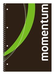 VICTORIA PAPER Spirálfüzet, A4, sima, 90 lap, perforált, lyukasztott, VICTORIA PAPER, "Momentum" VICTORIA PAPER Spirálfüzet, A4, sima, 90 lap, perforált, lyukasztott, VICTORIA PAPER, "Momentum"