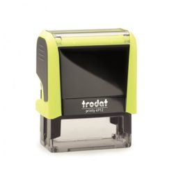 TRODAT Bélyegző, TRODAT "Printy 4911", neon citromsárga ház, fekete párnával TRODAT Bélyegző, TRODAT "Printy 4911", neon citromsárga ház, fekete párnával