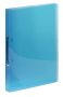   VIQUEL Gyűrűs könyv, 2 gyűrű, 20 mm, A4, PP, VIQUEL "Propyglass", kék