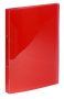   VIQUEL Gyűrűs könyv, 2 gyűrű, 20 mm, A4, PP, VIQUEL "Propyglass", piros