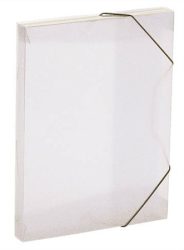 VIQUEL Gumis mappa, 30 mm, PP, A4, VIQUEL "Coolbox", áttetsző víztiszta VIQUEL Gumis mappa, 30 mm, PP, A4, VIQUEL "Coolbox", áttetsző víztiszta