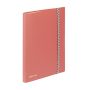   VIQUEL Bemutatómappa, 30 zsebes, A4, VIQUEL "Business Class", korall