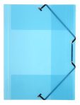   VIQUEL Gumis mappa, 15 mm, PP, A4, VIQUEL "Propyglass", kék