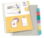 VIQUEL Genotherm, lefűzhető, jelölőfüles, A4, 90 mikron, víztiszta, 8 részes, VIQUEL VIQUEL Genotherm, lefűzhető, jelölőfüles, A4, 90 mikron, víztiszta, 8 részes, VIQUEL