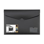 VIQUEL Irattartó tasak, A3, PP, bújtatós záródás, VIQUEL "Creativ Gallery", fekete VIQUEL Irattartó tasak, A3, PP, bújtatós záródás, VIQUEL "Creativ Gallery", fekete