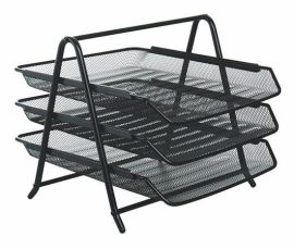 VICTORIA OFFICE Irattálca, fémhálós, 3 részes, VICTORIA OFFICE, fekete VICTORIA OFFICE Irattálca, fémhálós, 3 részes, VICTORIA OFFICE, fekete