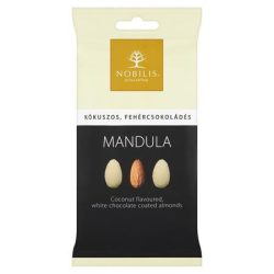 NOBILIS Mandula, 100 g, NOBILIS, kókuszos-fehércsokoládés