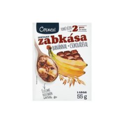 CORNEXI Zabkása, 55 g, CORNEXI, banán-csoki CORNEXI Zabkása, 55 g, CORNEXI, banán-csoki