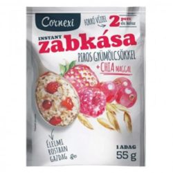 CORNEXI Zabkása, 55 g, CORNEXI, piros gyümölcsös-chia maggal CORNEXI Zabkása, 55 g, CORNEXI, piros gyümölcsös-chia maggal