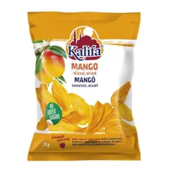 KALIFA Aszalt mangó, szeletelt, 70 g, KALIFA