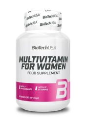 BIOTECH USA Multivitamin, 60 tabletta, nőknek, BIOTECH USA