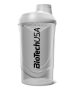   BIOTECH USA Keverőpalack, 600ml, BIOTECH USA "Wave Shaker", átlátszó