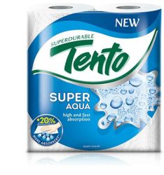 TENTO Kéztörlő, tekercses, 2 rétegű, TENTO "Family Super Aqua", fehér TENTO Kéztörlő, tekercses, 2 rétegű, TENTO "Family Super Aqua", fehér