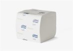   TORK Toalettpapír, hajtogatott, T3 rendszer, 2 rétegű, Premium, TORK "Folded", fehér