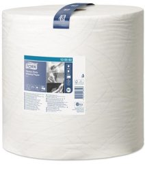 TORK Törlőpapír, tekercses, 37,5 cm átmérő, W1 rendszer, 2 rétegű, TORK "Nagy teljesítményű", fehér TORK Törlőpapír, tekercses, 37,5 cm átmérő, W1 rendszer, 2 rétegű, TORK "Nagy teljesítményű", fehér