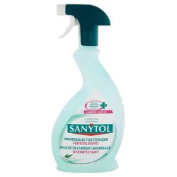 SANYTOL Általános tisztító- és fertőtlenítő spray, 500 ml, SANYTOL, eukaliptusz SANYTOL Általános tisztító- és fertőtlenítő spray, 500 ml, SANYTOL, eukaliptusz