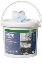 TORK Tisztítókendő, szöszszegény, 1 rétegű, 200 db, hordozható vödörben, W10 rendszer,TORK, türkizkék TORK Tisztítókendő, szöszszegény, 1 rétegű, 200 db, hordozható vödörben, W10 rendszer,TORK, türkizkék