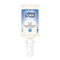 TORK Folyékony szappan, 1 l, S4 rendszer, TORK "Olaj és zsíroldó", átlátszó