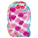 BREF WC-tisztítógél, 3x42 g, BREF "Brilliant gél", Spring Rain BREF WC-tisztítógél, 3x42 g, BREF "Brilliant gél", Spring Rain