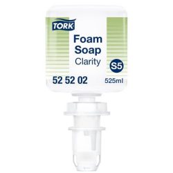 TORK Habszappan, 0,525 l, S5 rendszer, TORK "Mini Clarity", átlátszó TORK Habszappan, 0,525 l, S5 rendszer, TORK "Mini Clarity", átlátszó