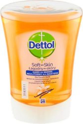 DETTOL Folyékony szappan utántöltő, 250 ml, DETTOL, méz-vanília DETTOL Folyékony szappan utántöltő, 250 ml, DETTOL, méz-vanília