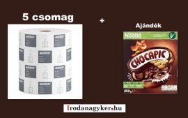 KATRIN Kéztörlő, tekercses, 2 rétegű, KATRIN, "Plus M/100", hófehér, 5 csomag mellé ajándék 1 db Gabonapehely NESTLÉ Chocapic csokoládés 250 g KATRIN Kéztörlő, tekercses, 2 rétegű, KATRIN, "Plus M/100", hófehér, 5 csomag mellé ajándék 1 db Gabonapehely NESTLÉ Chocapic csokoládés 250 g