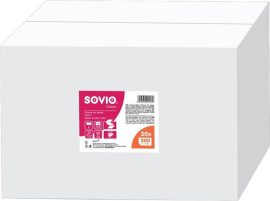 SOVIO Kéztörlő, V hajtogatott, 2 rétegű, 200 lap, 21x25 cm, SOVIO SOVIO Kéztörlő, V hajtogatott, 2 rétegű, 200 lap, 21x25 cm, SOVIO