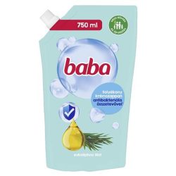 BABA Folyékony szappan utántöltő, 750 ml, BABA, eukaliptusz BABA Folyékony szappan utántöltő, 750 ml, BABA, eukaliptusz