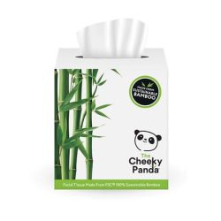 CHEEKY PANDA Kozmetikai kendő, bambusz, 3 rétegű, 56 lap, CHEEKY PANDA, fehér CHEEKY PANDA Kozmetikai kendő, bambusz, 3 rétegű, 56 lap, CHEEKY PANDA, fehér