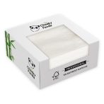 CHEEKY PANDA Szalvéta, bambusz, 1/4 hajtogatott, 2 rétegű, 39x39 cm, 100 db, CHEEKY PANDA, fehér CHEEKY PANDA Szalvéta, bambusz, 1/4 hajtogatott, 2 rétegű, 39x39 cm, 100 db, CHEEKY PANDA, fehér