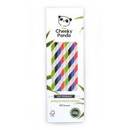 CHEEKY PANDA Szívószál, bambusz, egyenes, lebomló, bambusz, 100 db, CHEEKY PANDA, vegyes színek CHEEKY PANDA Szívószál, bambusz, egyenes, lebomló, bambusz, 100 db, CHEEKY PANDA, vegyes színek