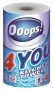   OOOPS Háztartási papírtörlő, 2 rétegű, 200 lap, tekercses, OOOPS "4You"