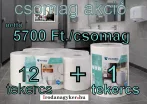   VICTORIA HYGIENE Toalettpapír, 2 rétegű, 19 cm átmérő, VICTORIA HYGIENE, "Fine Mini Jumbo", fehér + 1 tekercs kéztörlő 2 rétegű, 300 lap, VICTORIA HYGIENE, "Fine XL"